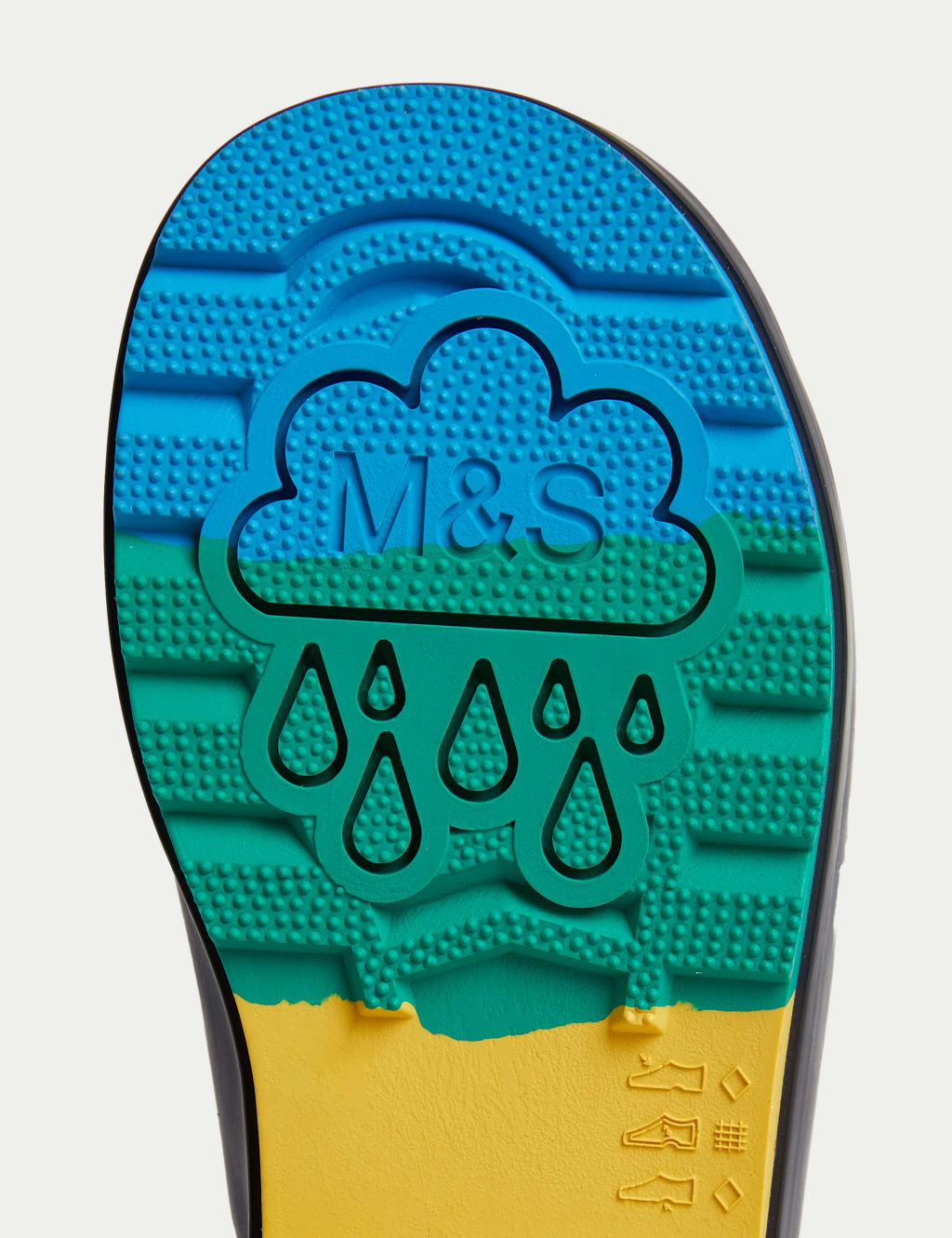 M and s kids wellies sale