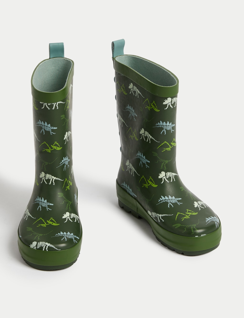 Kids Dinosaur Wellies 4 Small 2 Large