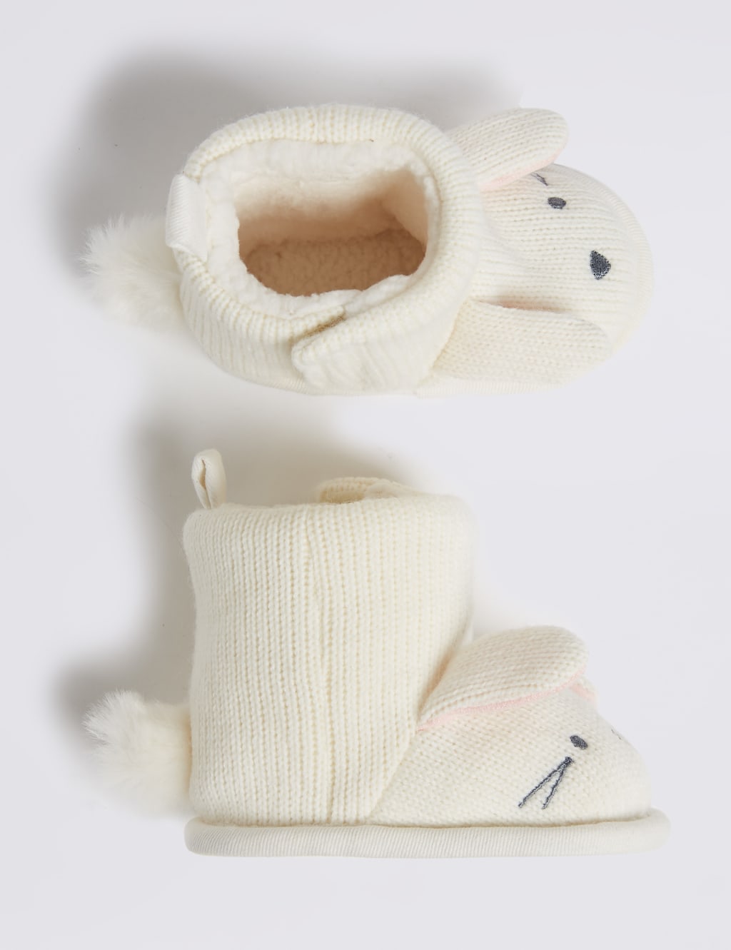 Baby Bunny Knitted Pram Boots 2 of 4