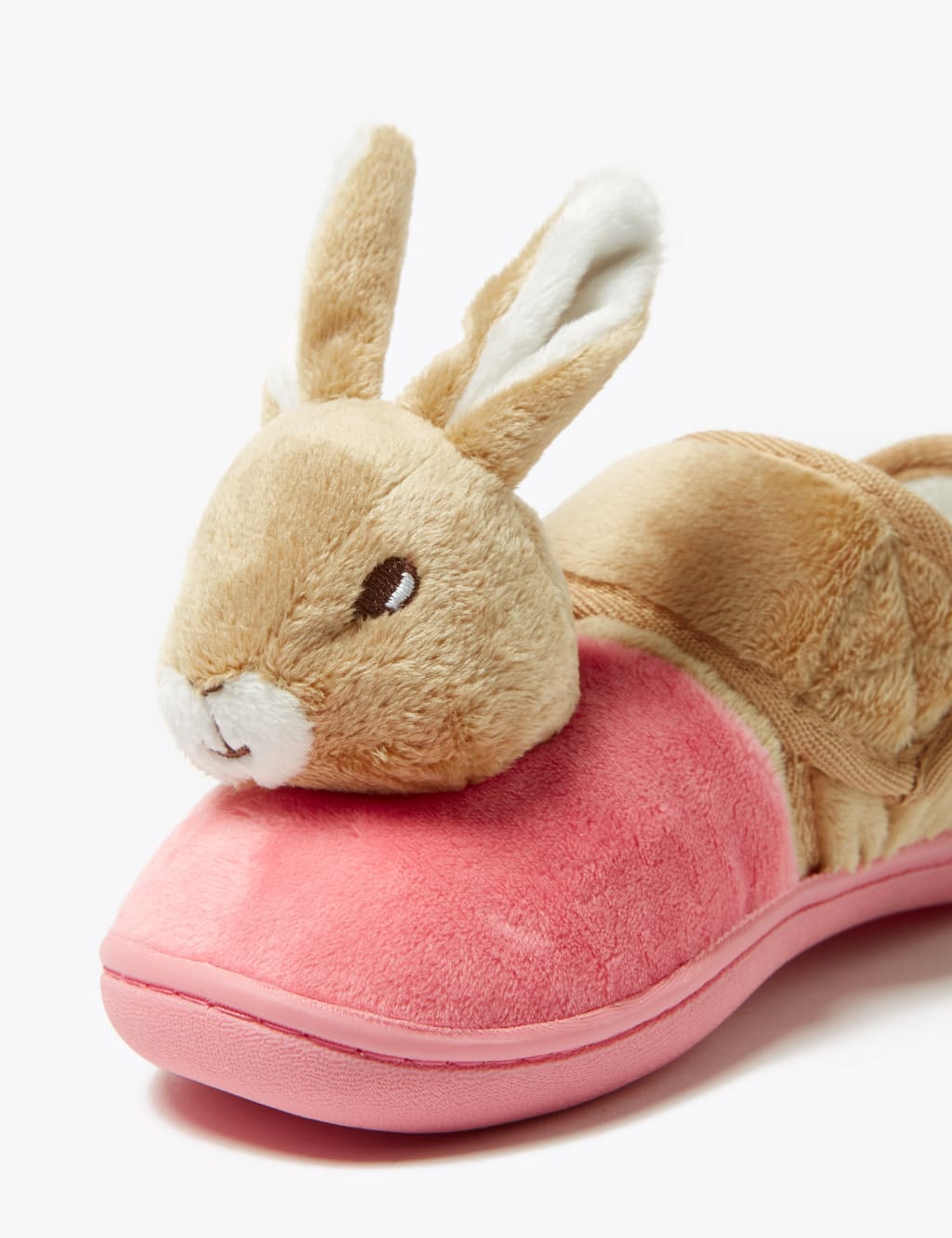 Kids Peter Rabbit Flopsy Riptape Slippers 5 Small 12 Small M S