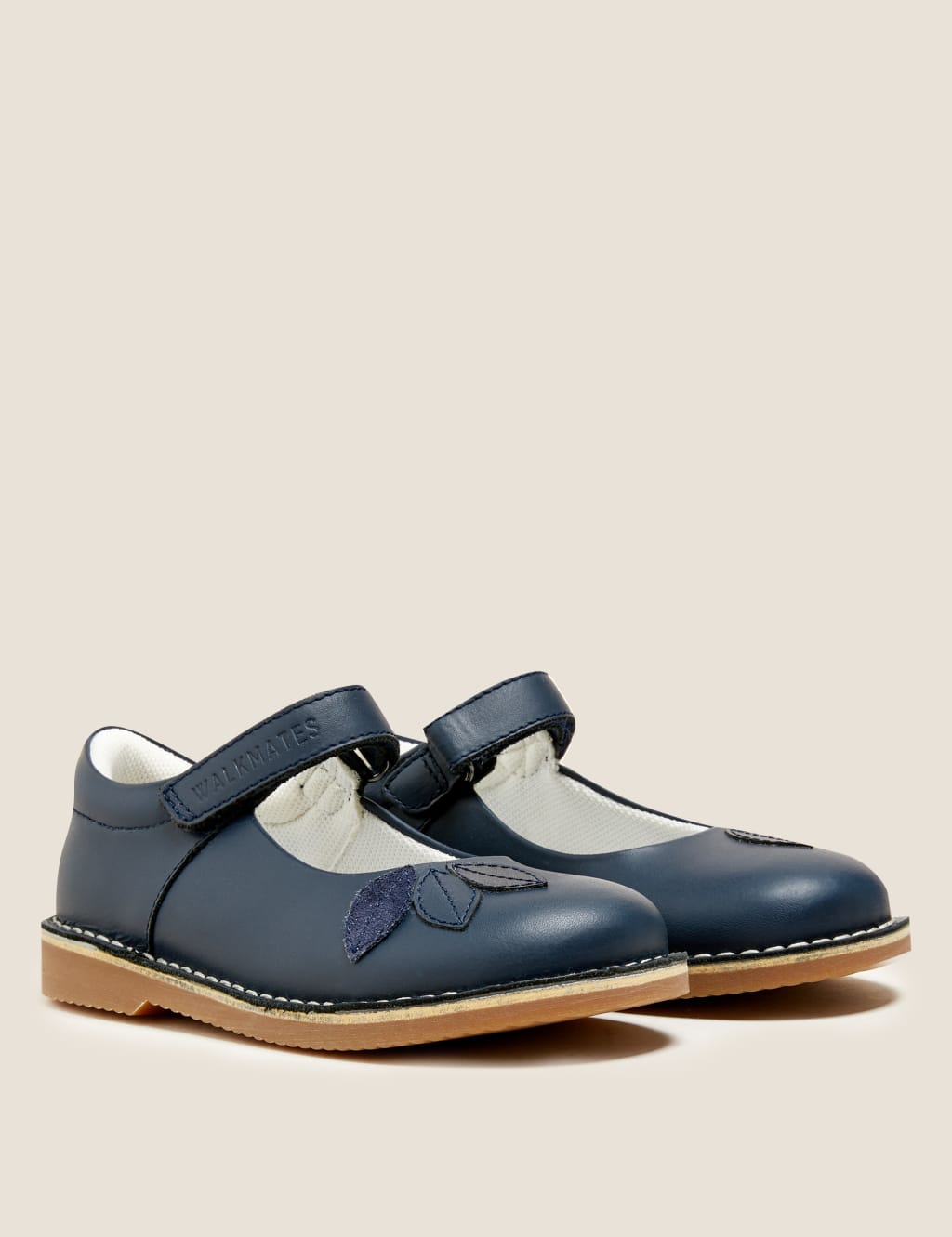 Kids' Leather Leaf Mary Jane Shoes (4 Small - 12 Small) 1 of 5