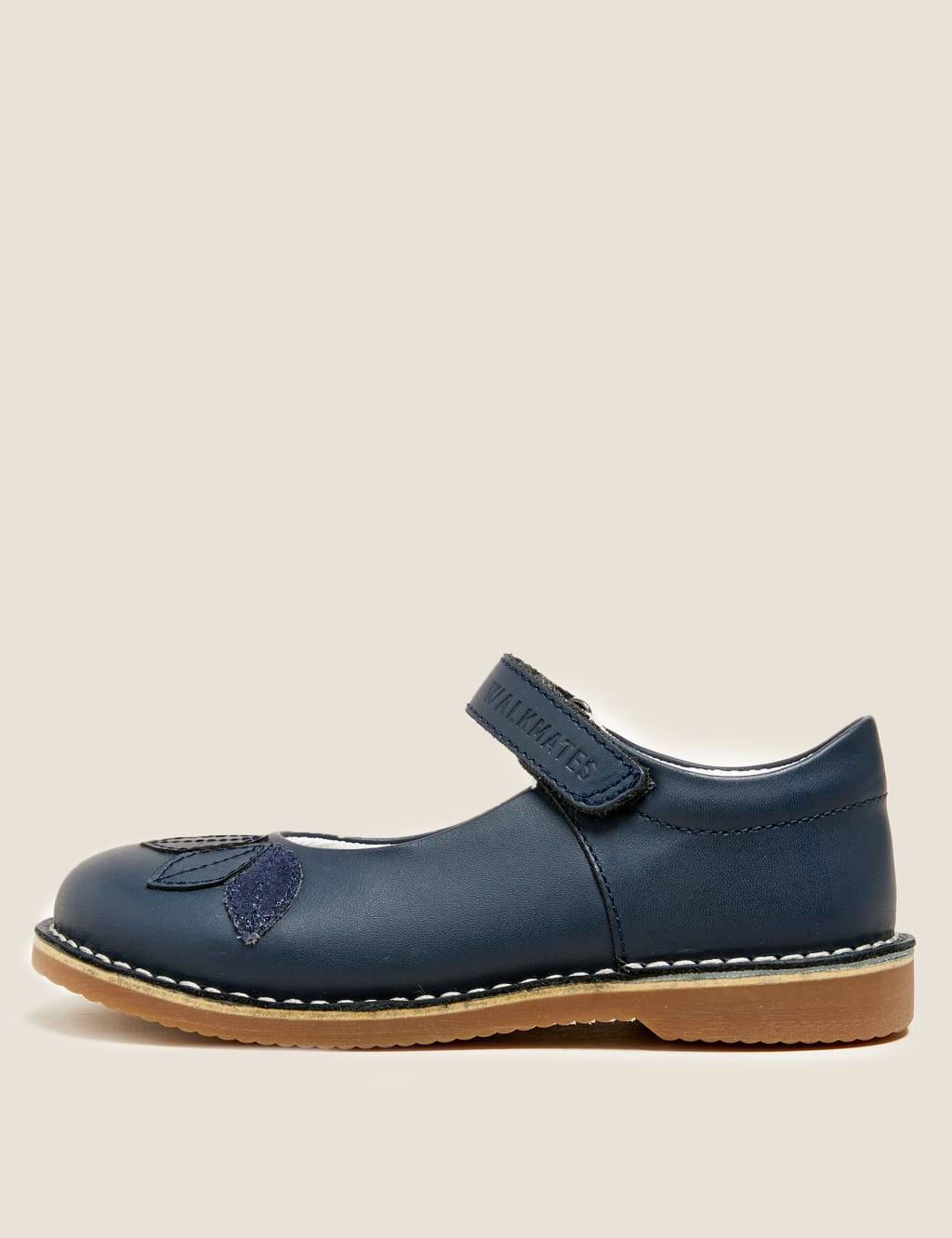 Kids' Leather Leaf Mary Jane Shoes (4 Small - 12 Small) 5 of 5