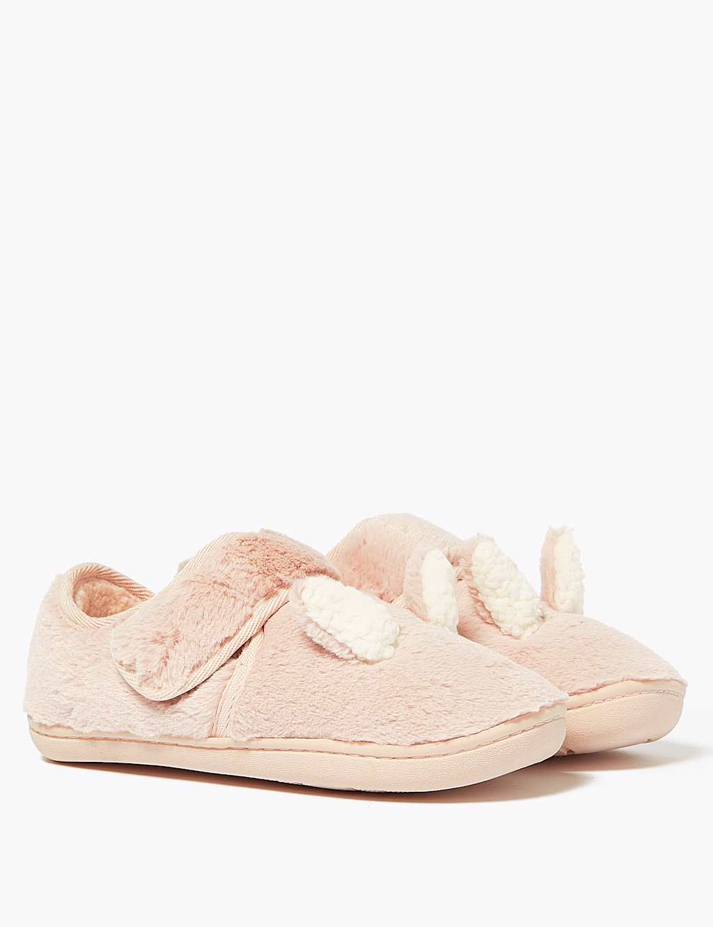 Kids' Rabbit Riptape Slippers (5 Small - 12 Small) 1 of 5