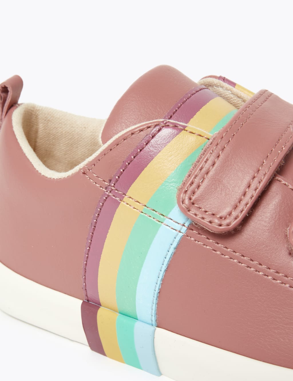 Kids' Rainbow Design Riptape Trainers (5 Small - 12 Small) 4 of 5