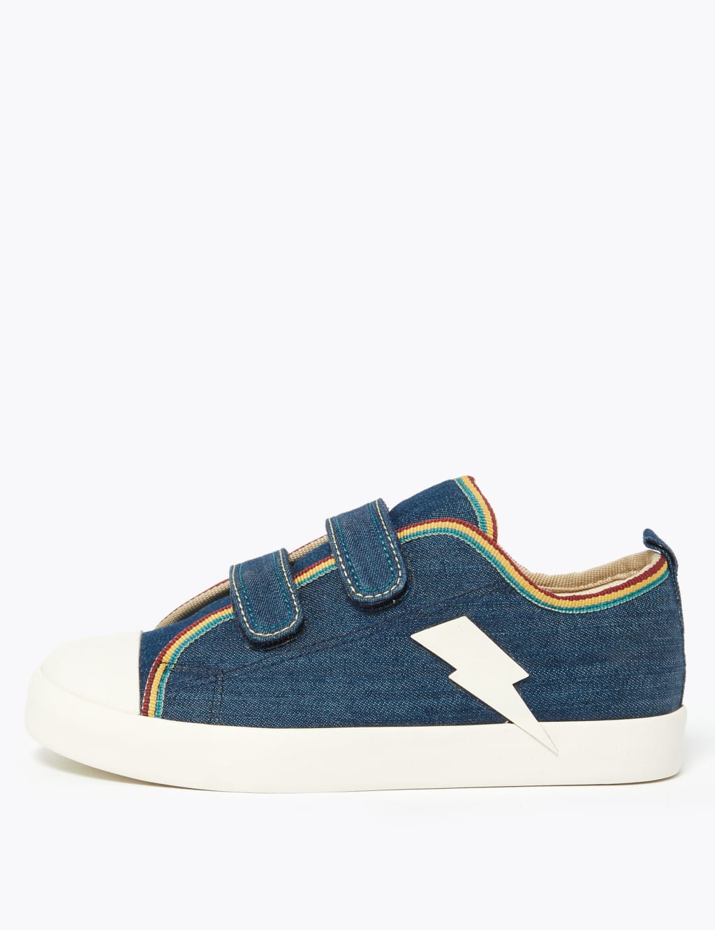 Kids' Denim Lightening Star Trainers (5 Small - 12 Small) 3 of 7