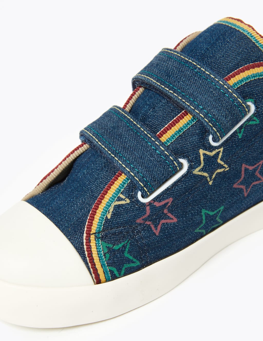 Kids' Denim Lightening Star Trainers (5 Small - 12 Small) 6 of 7