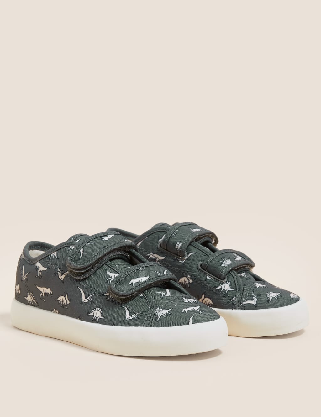 Kids' Dinosaur Riptape Trainers (5 Small - 12 Small) 1 of 5
