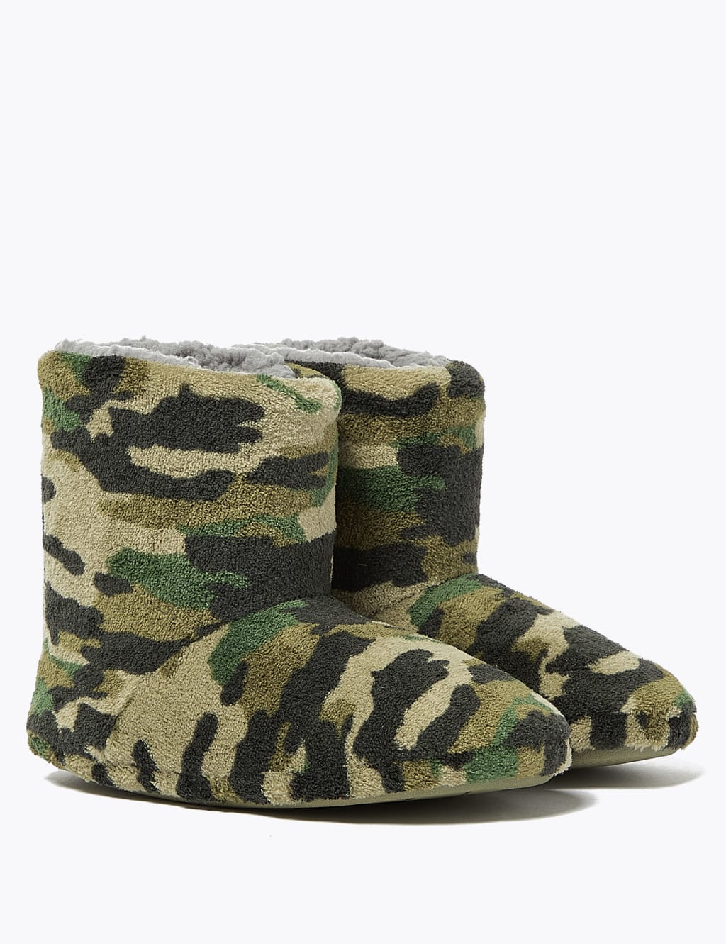 Kids' Camouflage Slipper Boots (5 Small - 7 Large) 1 of 5