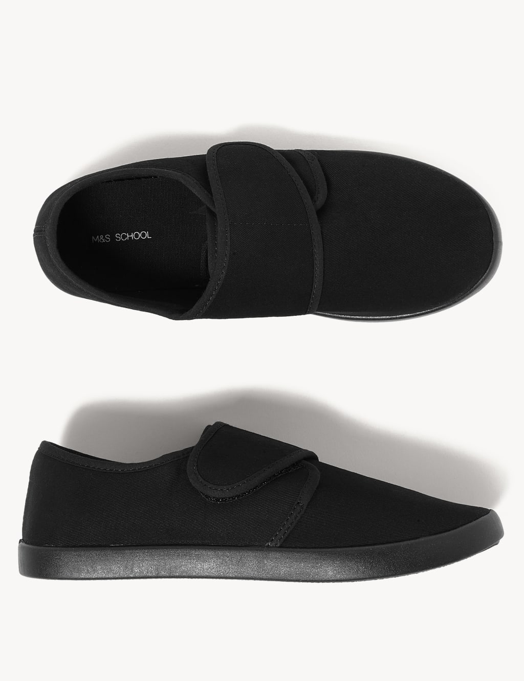 Kids Riptape Plimsolls 7 Small 4 Large M S Collection M S
