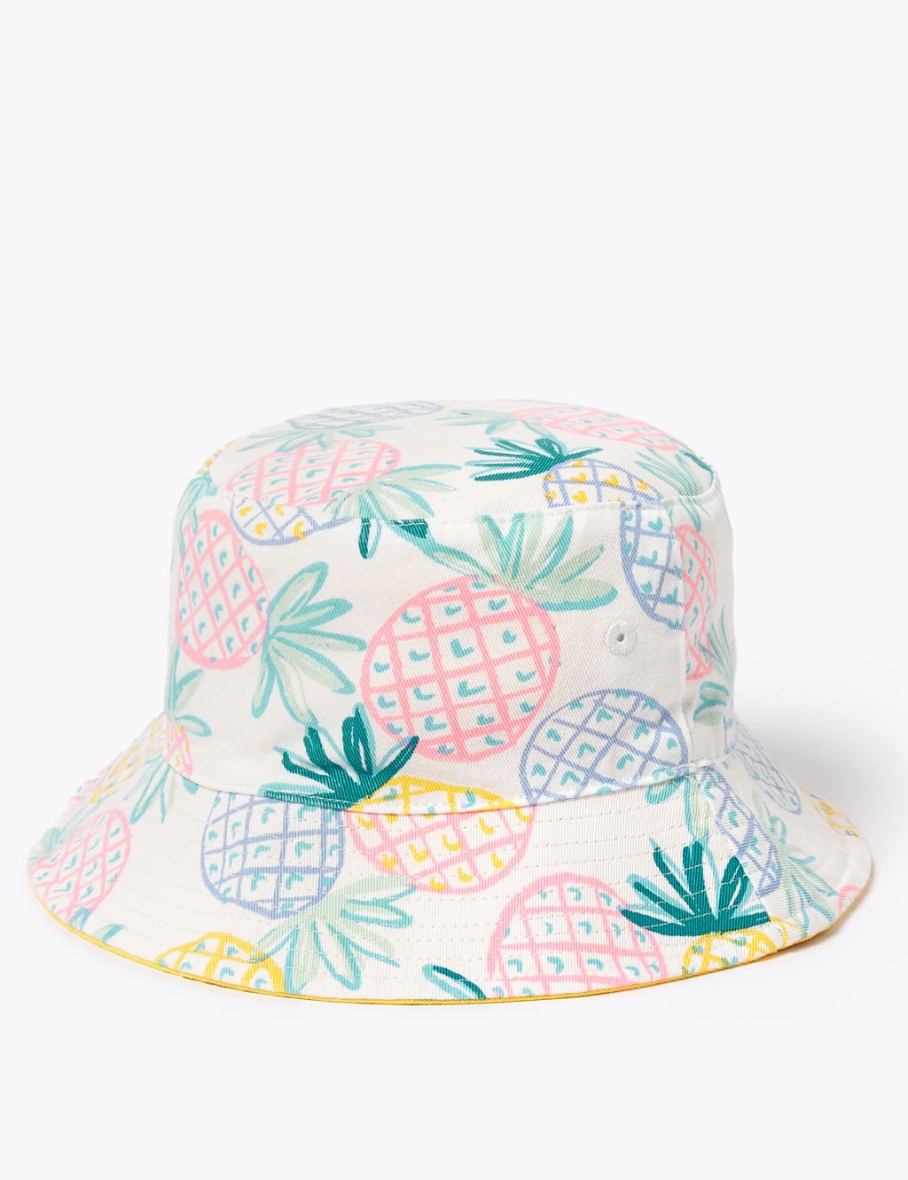Kids' Pure Cotton Pineapple Sun Hat (1-6 Yrs) 2 of 4