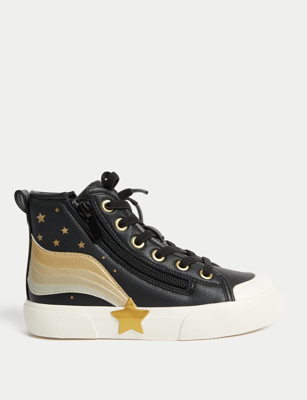 Kids Freshfeet Star Trainers 4 Small 2 Large M S Collection M S