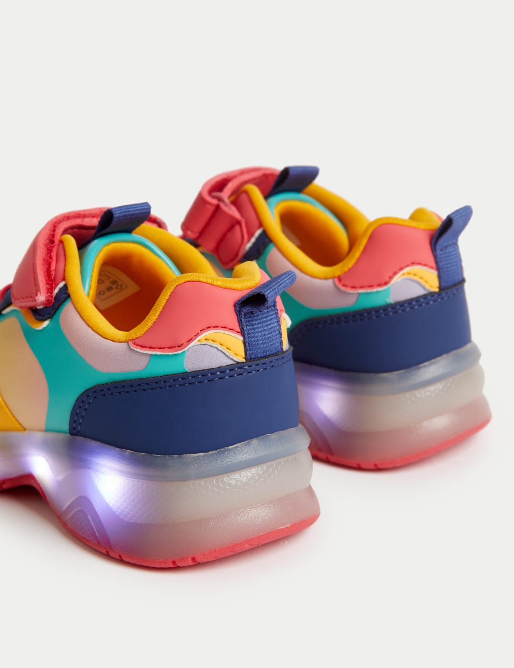 Kids Freshfeet Light Up Trainers 4 Small 2 Large M S Collection M S