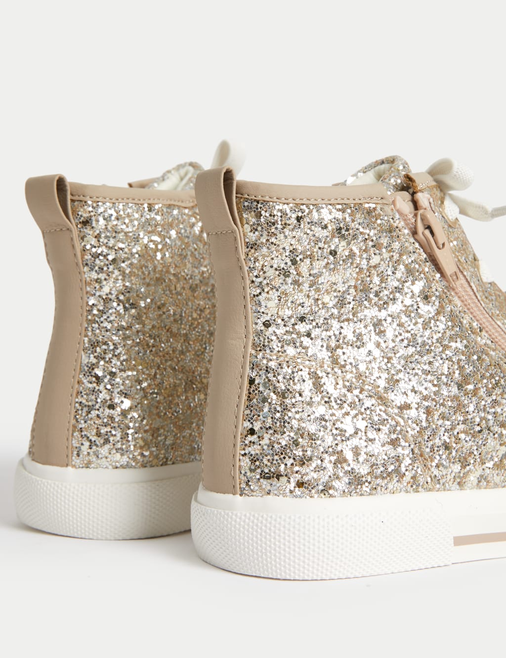 Glitter sneakers high tops hot sale