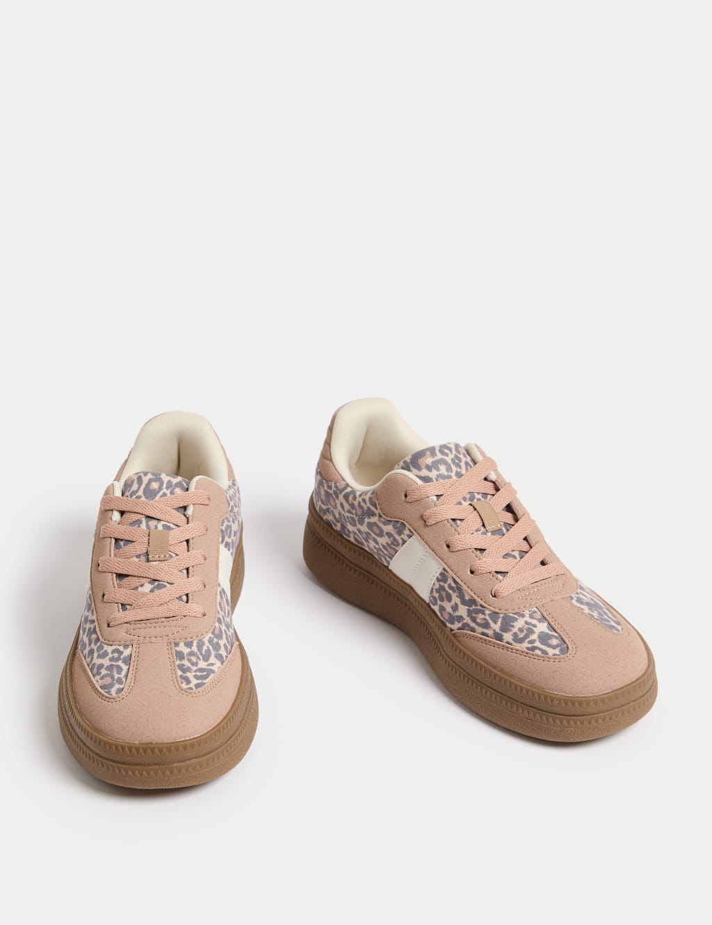Kids' Flatform Animal Print Trainers (1 Large - 6 Large) 2 of 5