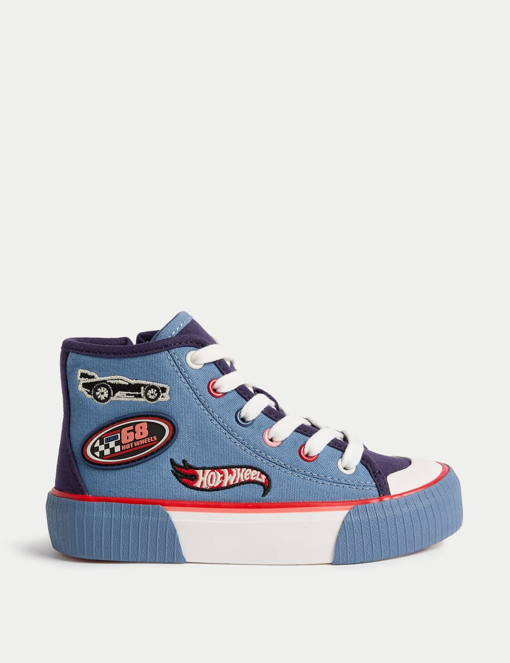 Kids' Hot Wheels™ High Top Trainers (4 Small - 2 Large) 3 of 4