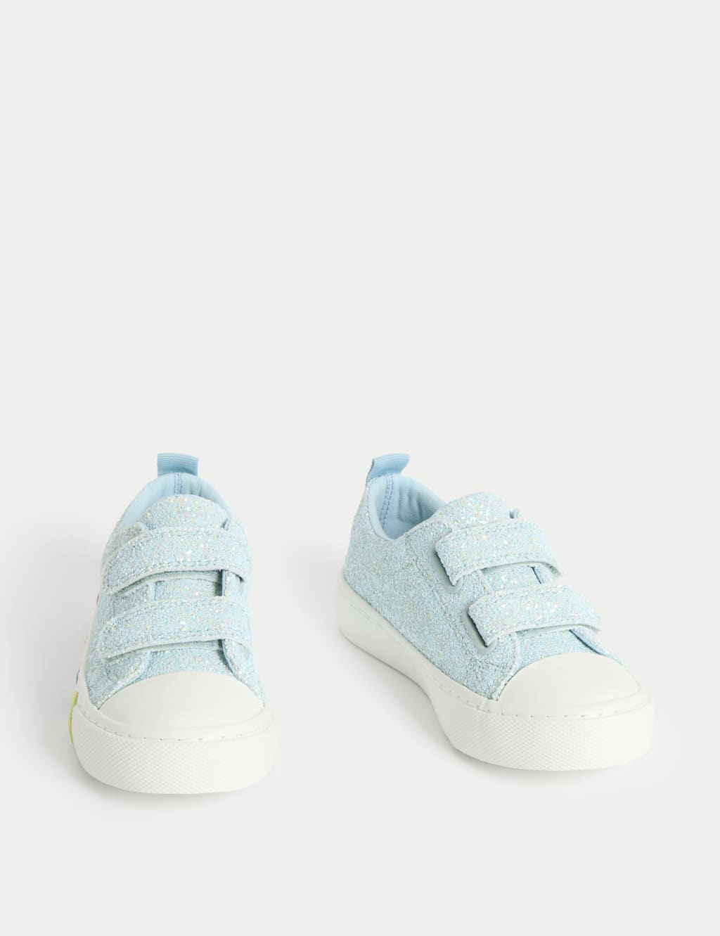 Kids' Glitter Riptape Trainers (4 Small - 2 Large) 2 of 4