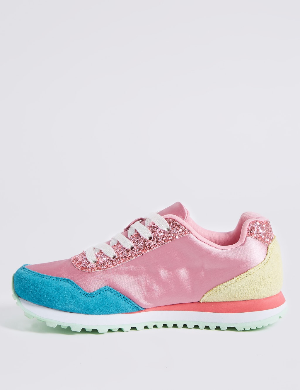 Kids’ Satin Fashion Trainers (13 Small - 6 Large) 3 of 5