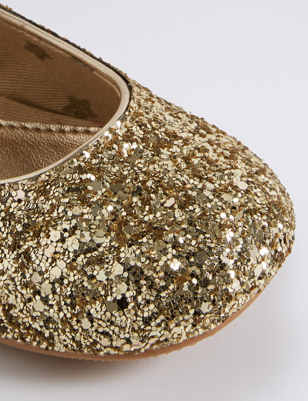 Gold glitter shoes kids clearance