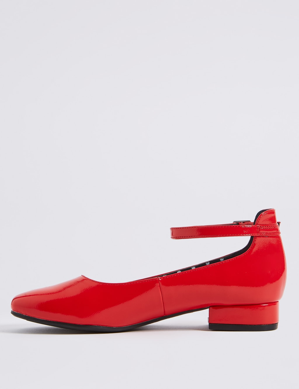 Kids Block Heel Pump Shoes 13 Small 6 Large M S
