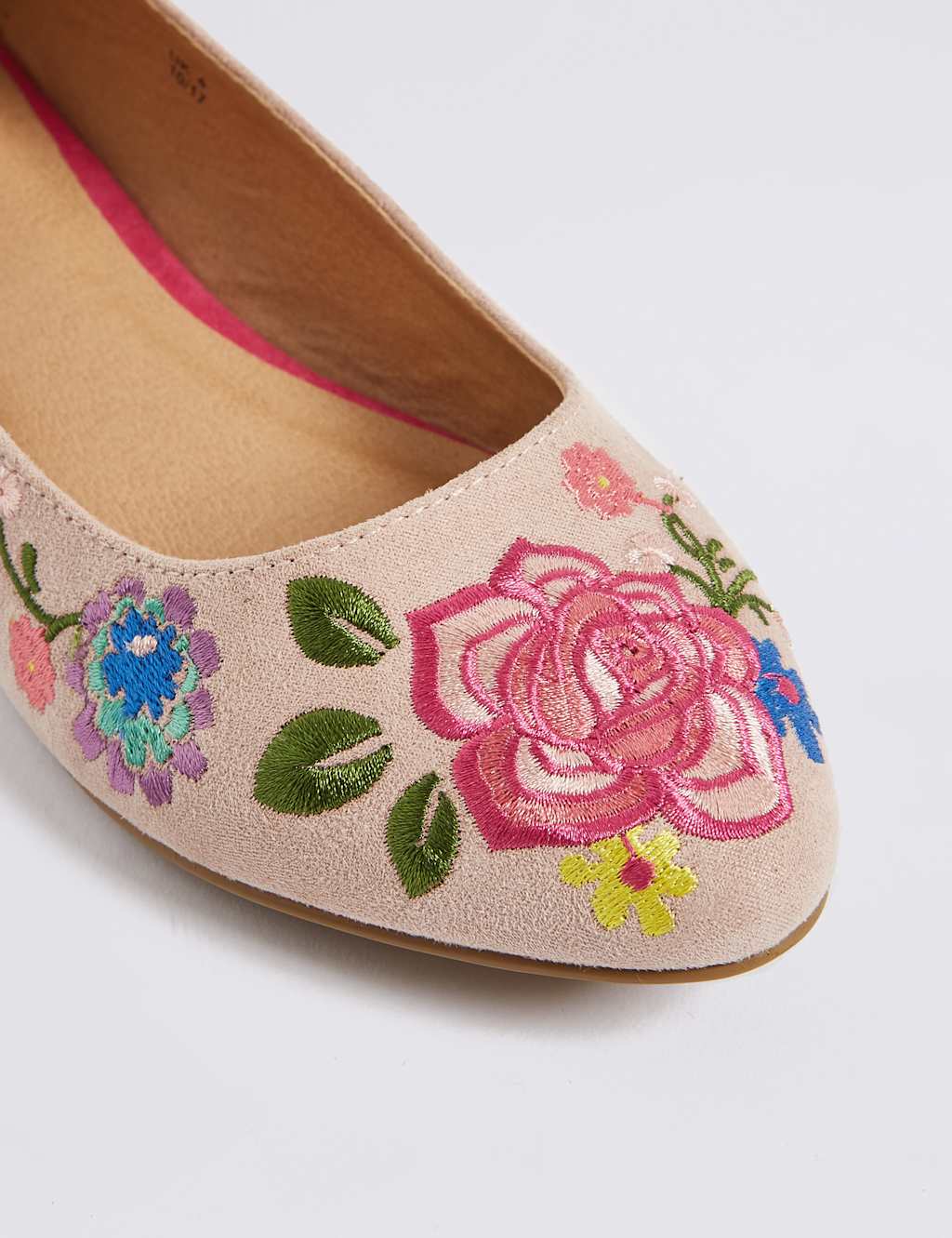 Kids' Embroidered Ballet Shoes (13 Small - 6 Large) 4 of 4