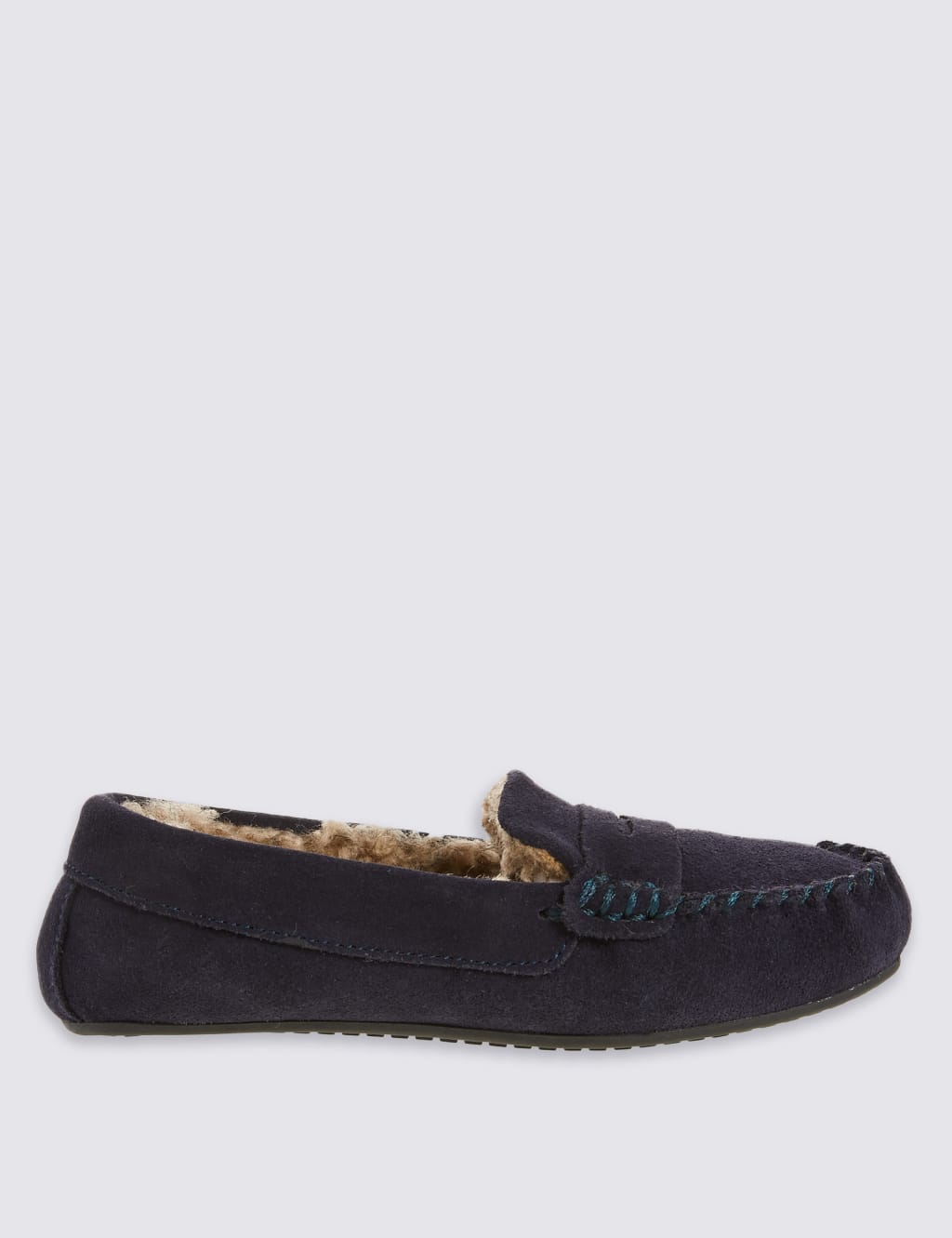 Kids' Pull-on Moccasin Slippers (13 Small - 7 Large) 2 of 5