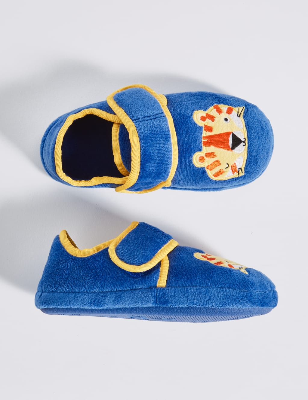 Kids' Applique Lion Riptape Slippers 2 of 4