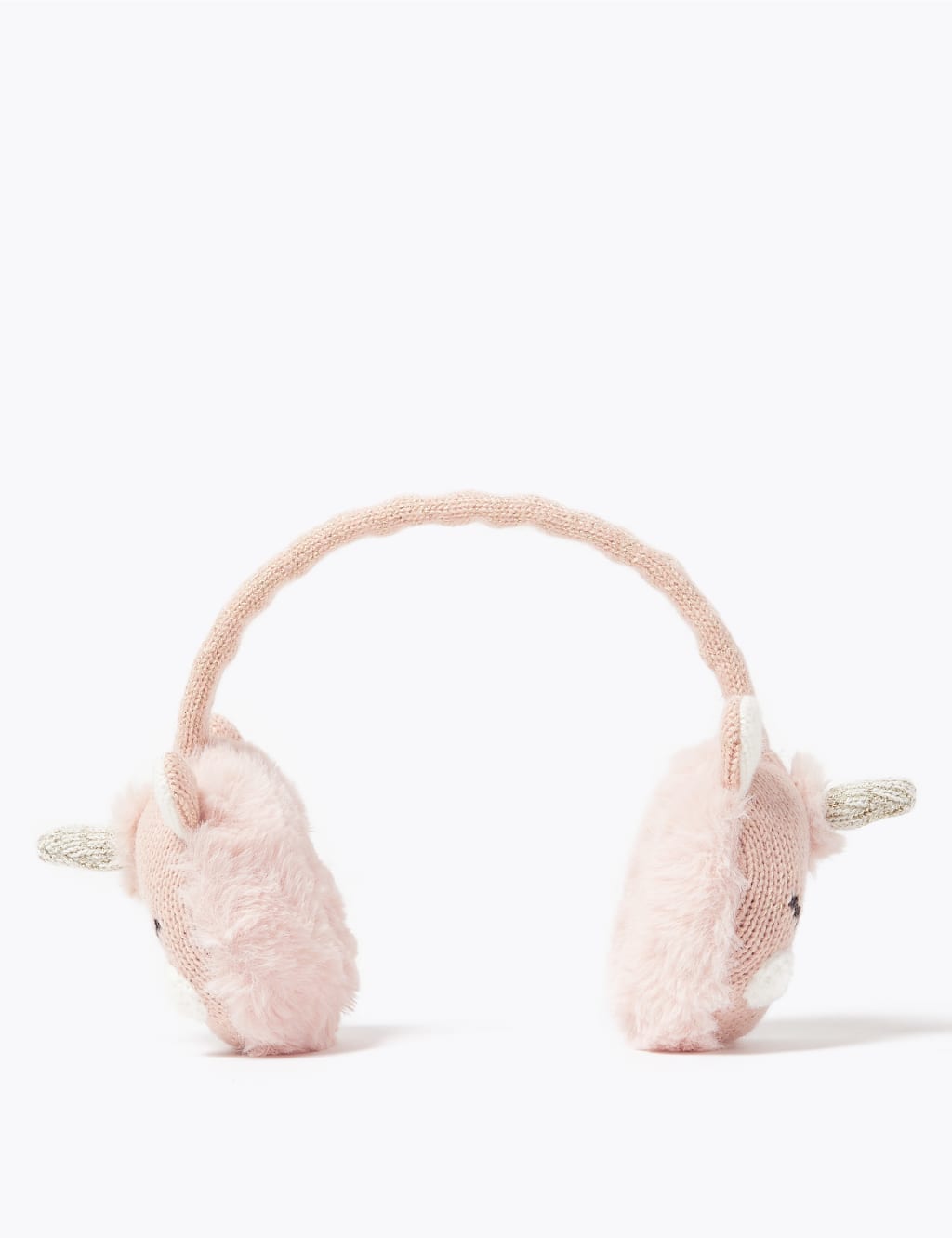 Kids' Faux Fur Unicorn Ear Muffs 2 of 2