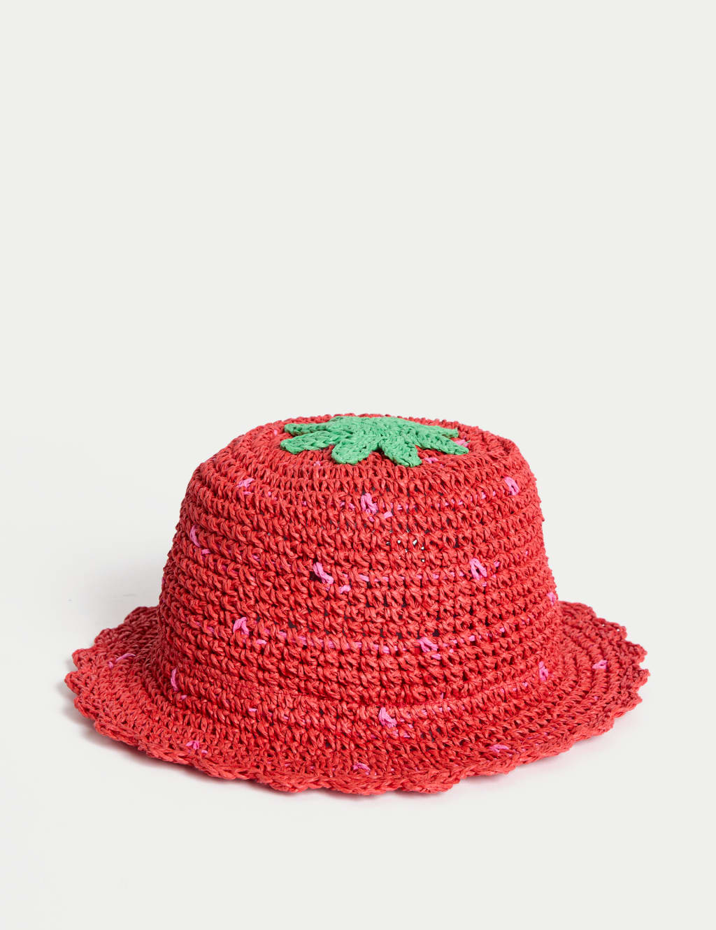 Kids' Strawberry Straw Hat (1-13 Yrs) 2 of 3