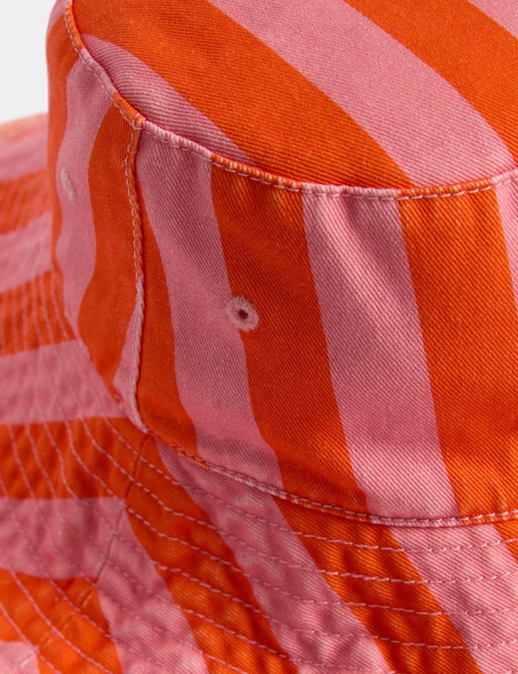Kids' Pure Cotton Striped Wide Brim Bucket Hat (1-13 Yrs) 3 of 3