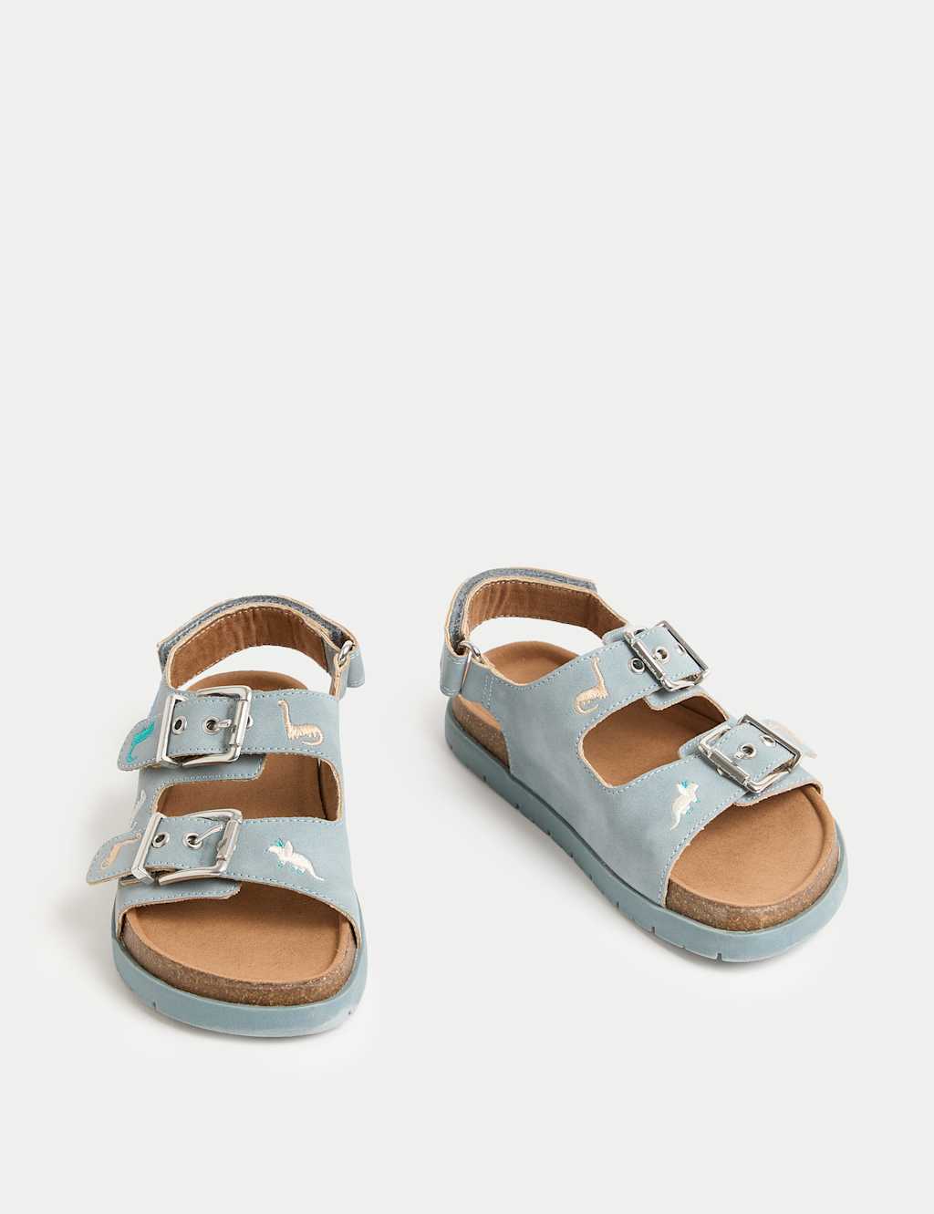 Kids' Dinosaur Embroidered Sandals (4 Small - 2 Large) 2 of 4