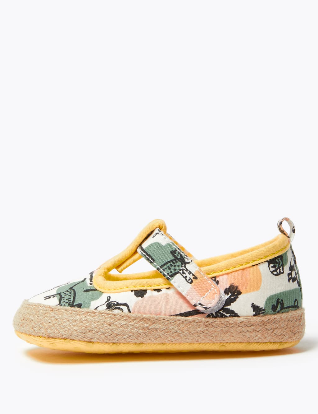 Baby Jungle Print Pram Shoes (0-18 Mths) 3 of 4