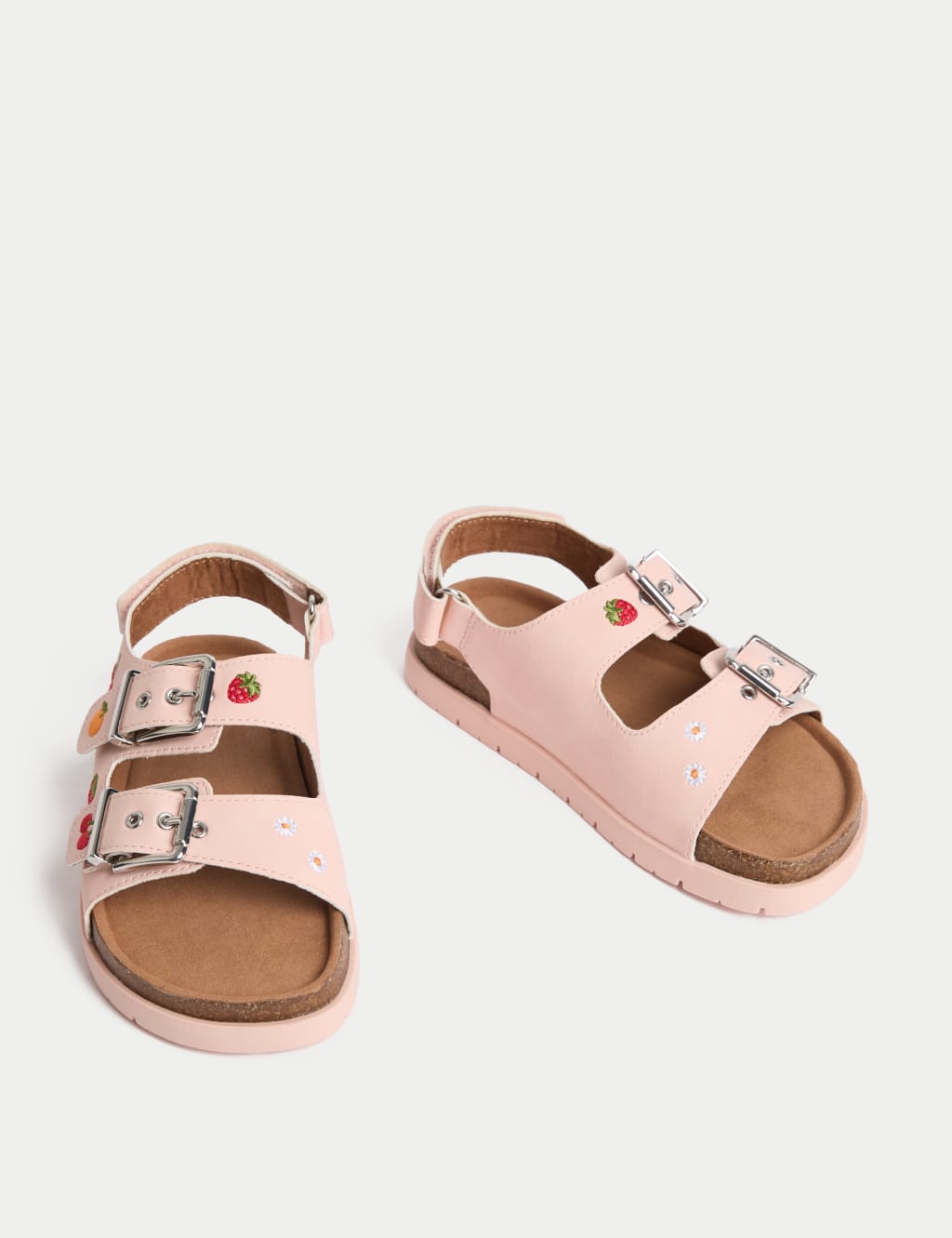 Kids' Patterned Footbed Sandals (4 Small - 2 Large) 2 of 4