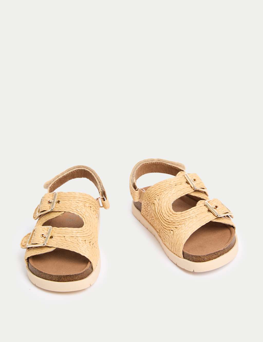 Kids' Plain Double Buckle Footbed Sandals (4 Small - 6 Large) 2 of 4