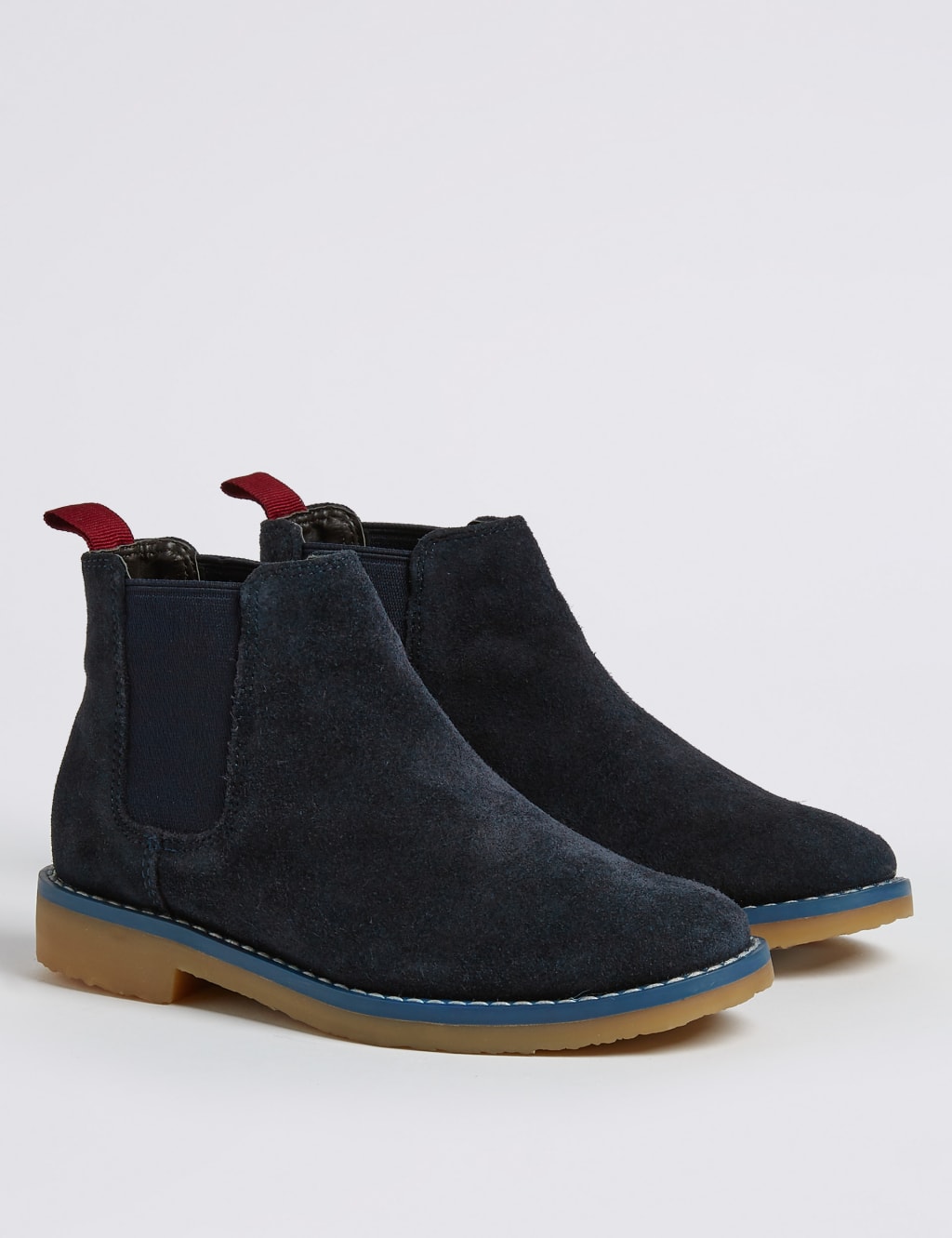 Kids Suede Chelsea Boots 5 Small 12 Small M S