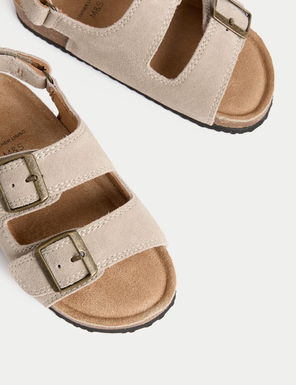 Kids' Leather Footbed Sandals (4 Small - 2 Large) 3 of 4