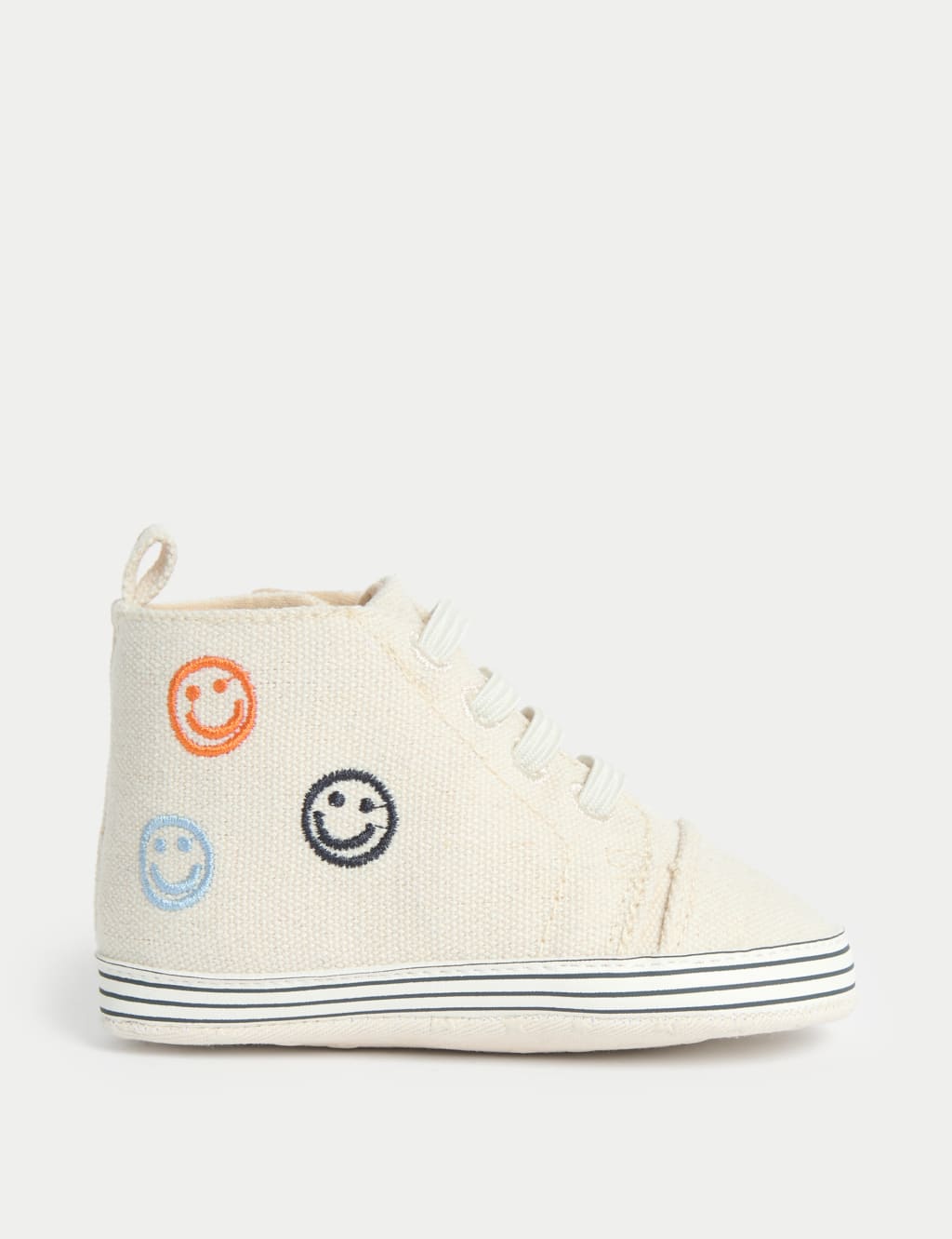 Baby Embroidered Canvas Pram Trainers (0-18 Months) 3 of 4