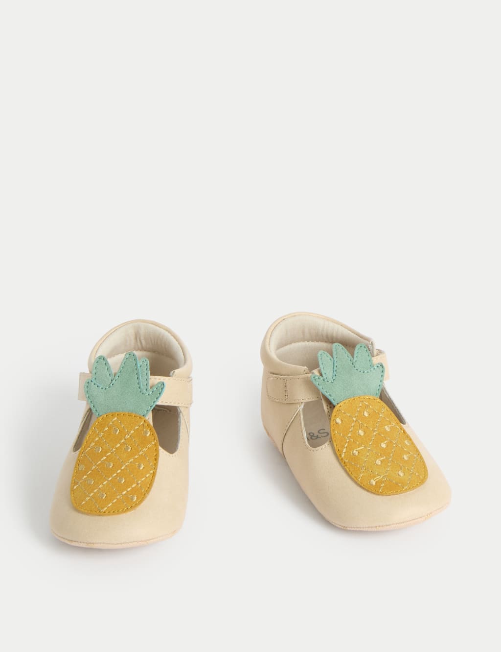 Baby Pineapple Riptape T Bar Shoes (0-18 Mths) 2 of 4