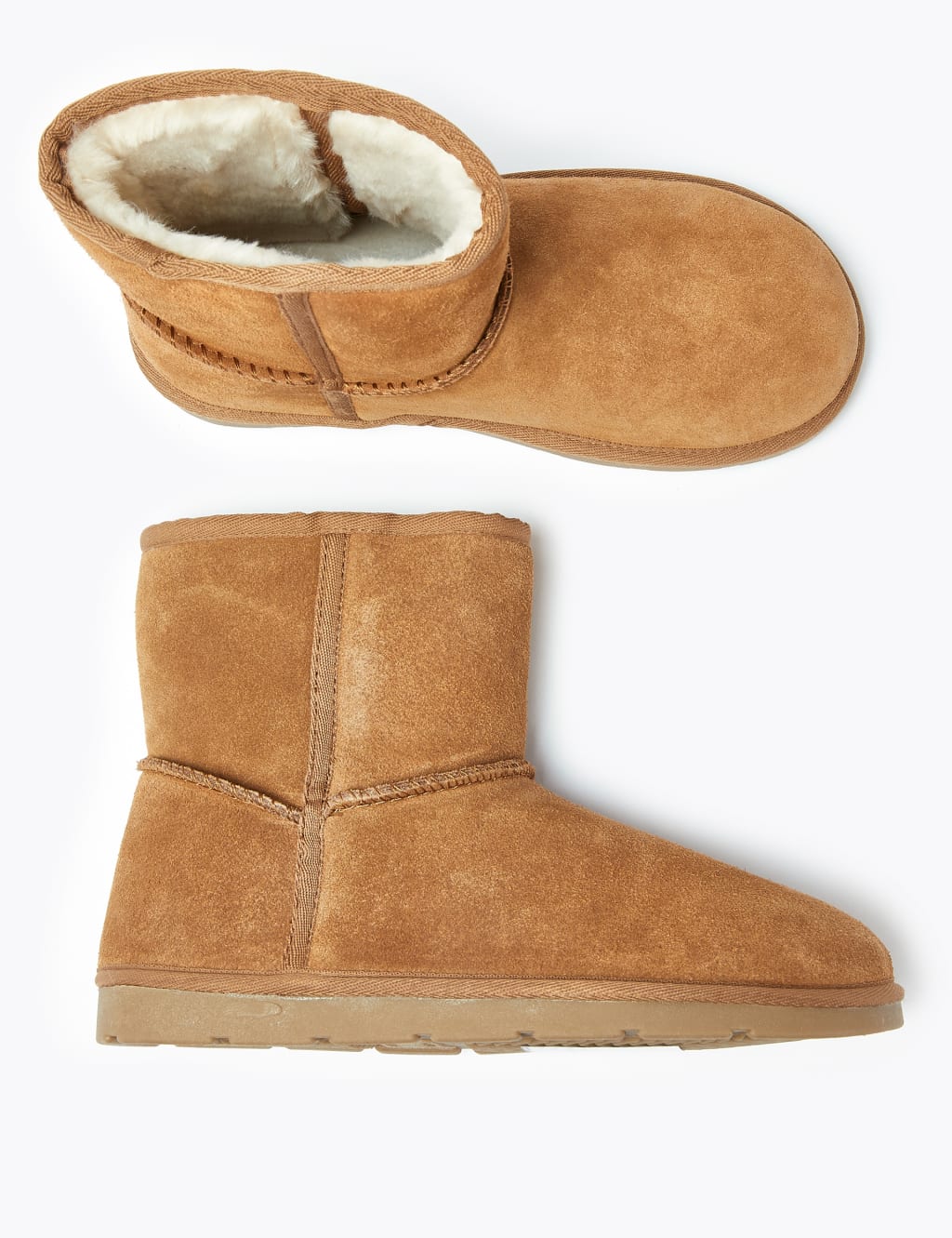 Suede pull on boots on sale