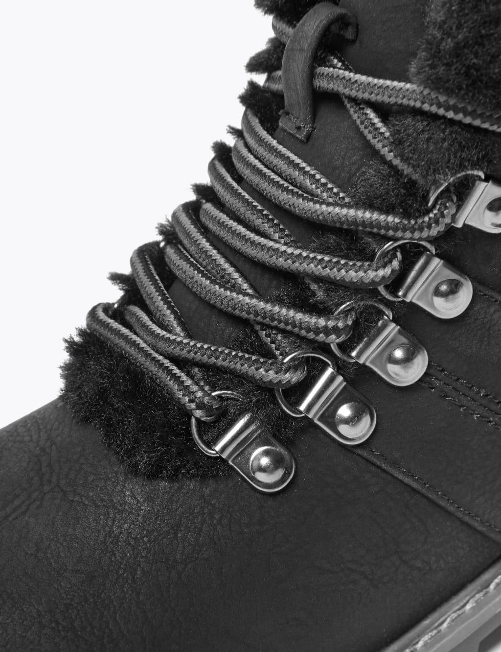 Kids' Faux Fur Lined Hiker Boots (13 Small - 6 Large) 4 of 5