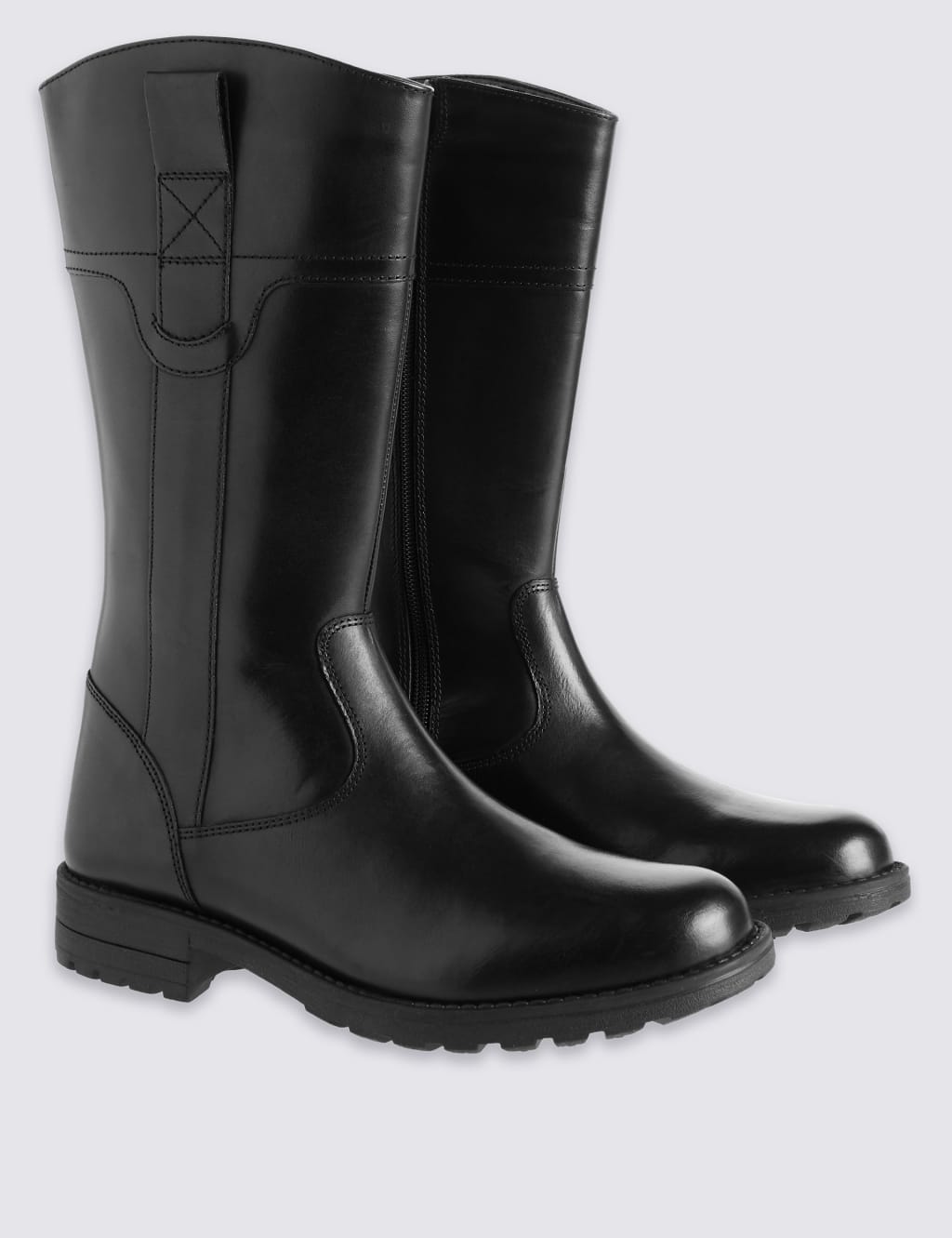 Kids' Leather Riding Boots 3 of 6