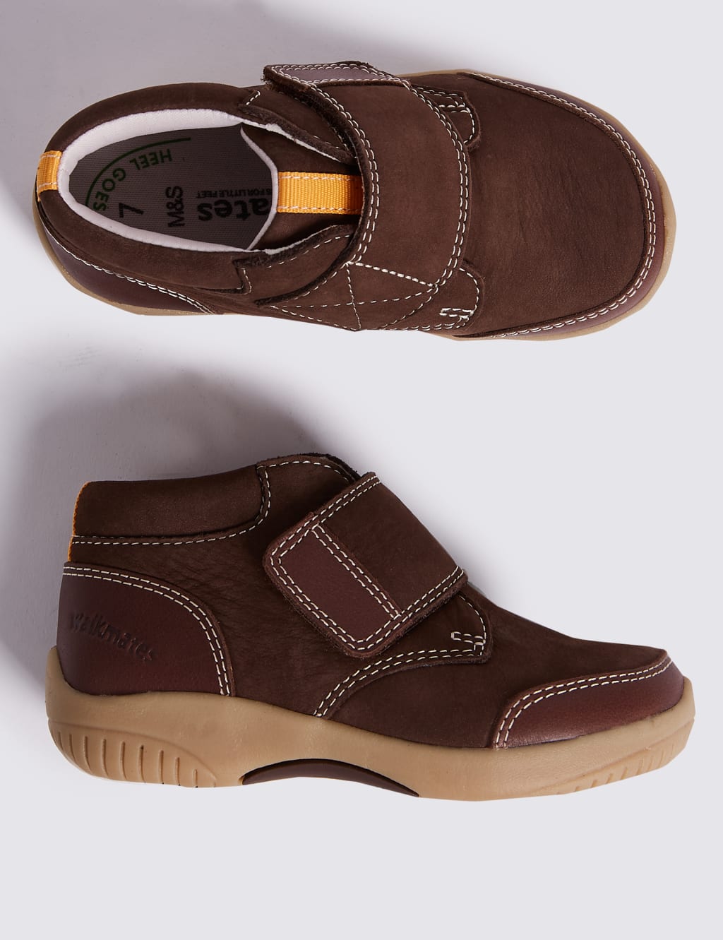 Kids' Walkmates™ Leather Velcro Shoes (4 Small - 11 Small) 2 of 5