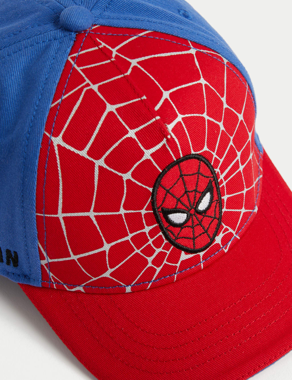 Kids Pure Cotton Spider Man Baseball Cap 1 6 Yrs