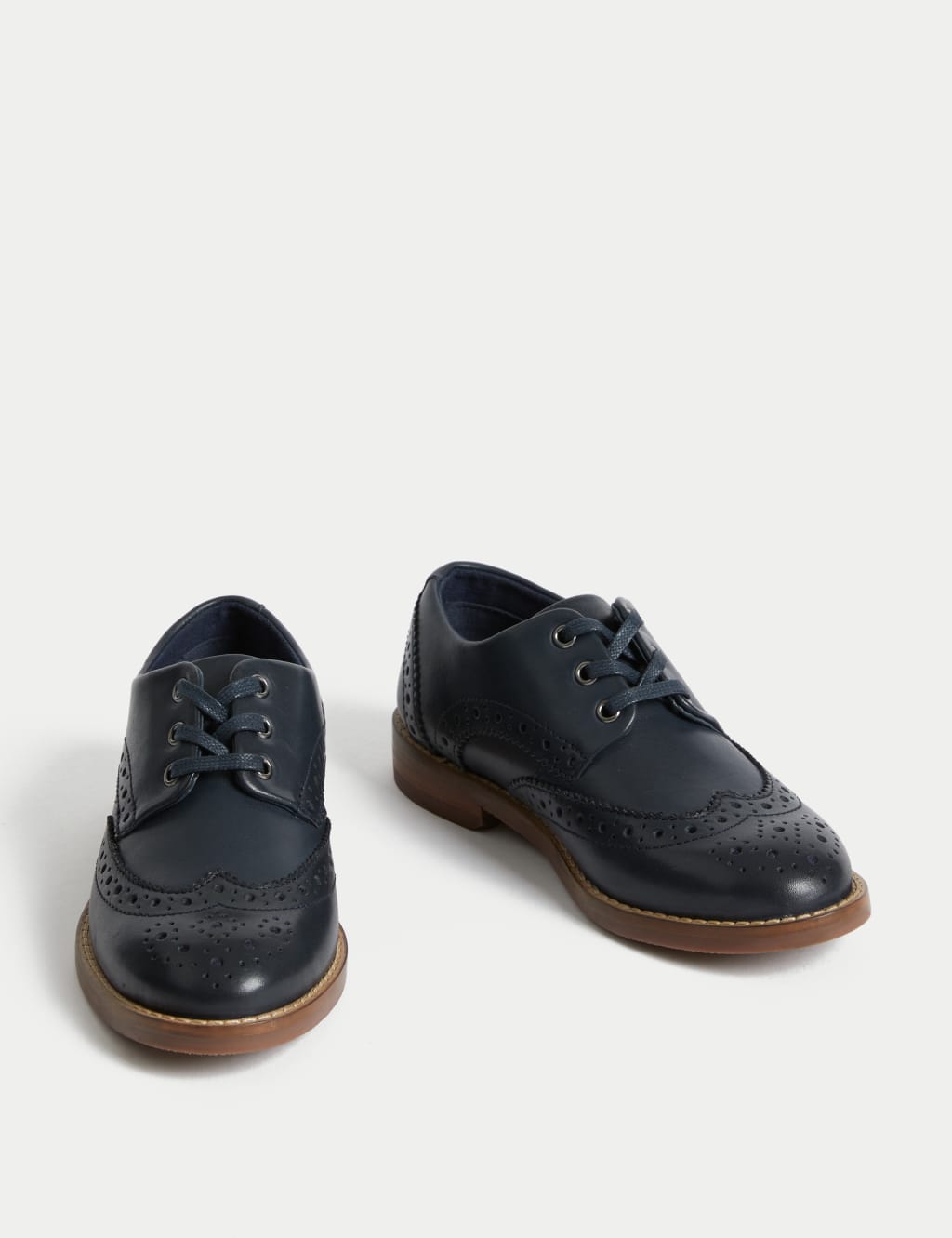 Kids' Leather Brogues (8 Small - 2 Large) 2 of 4
