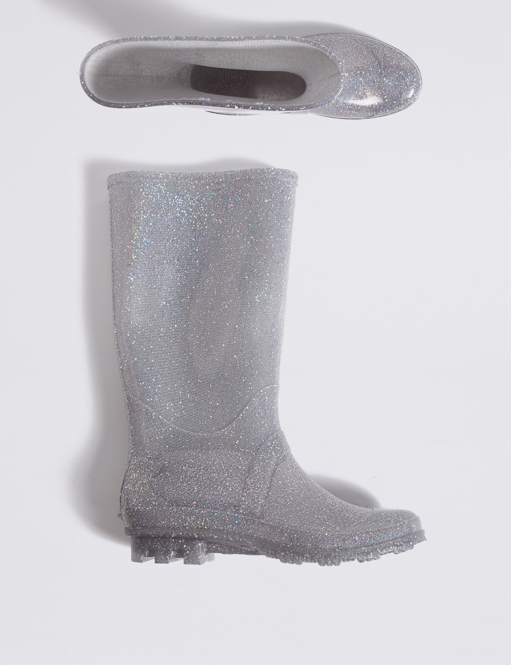 Short glitter wellies best sale
