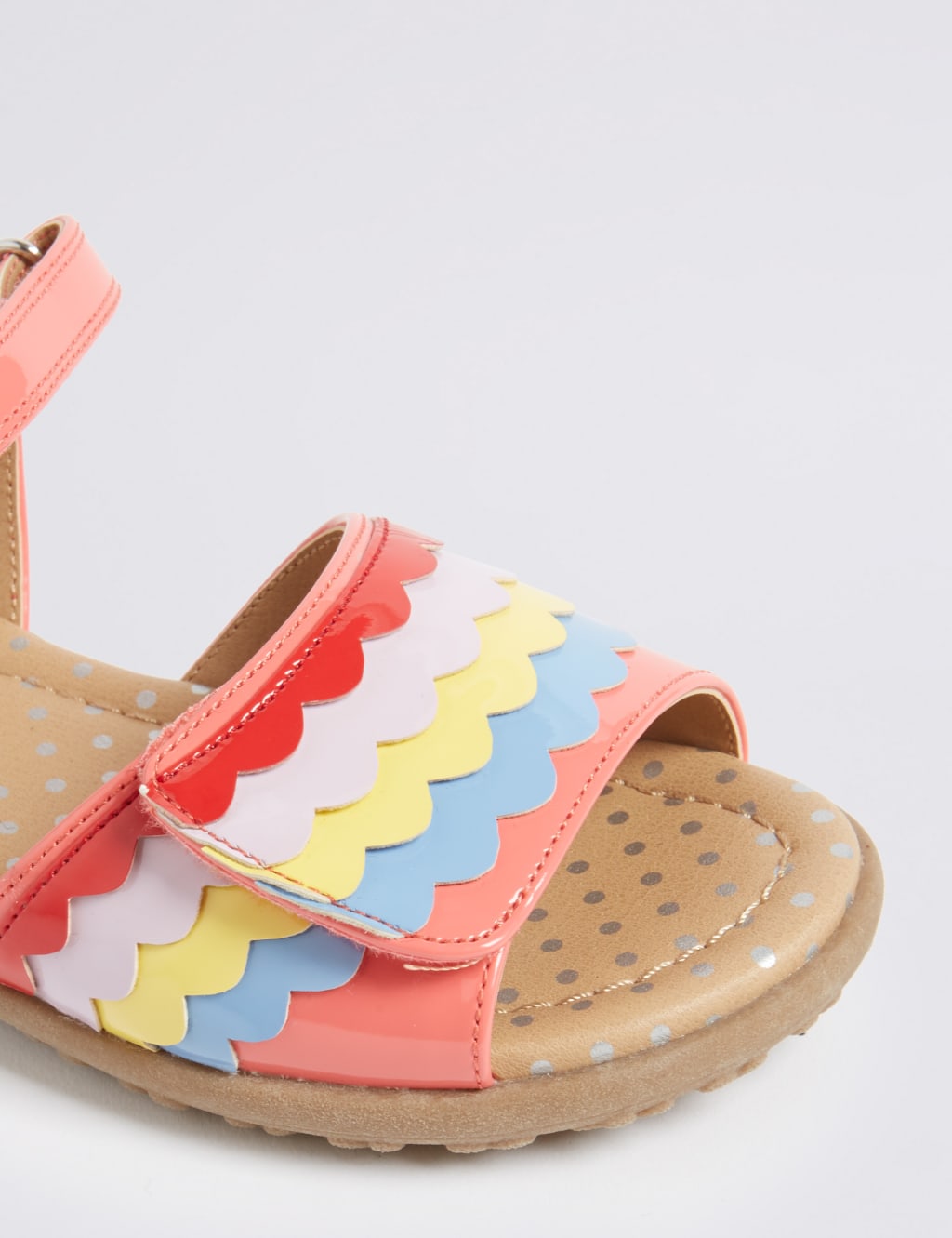 Boys rainbow sandals top