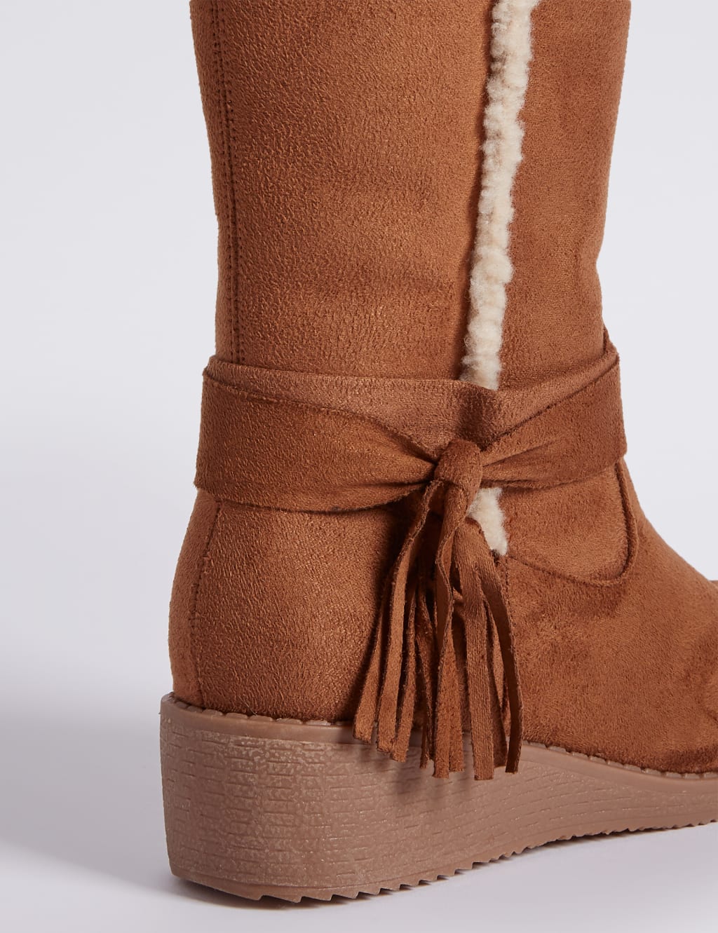 Kids' Tassel Wedge Riding Boots 4 of 4