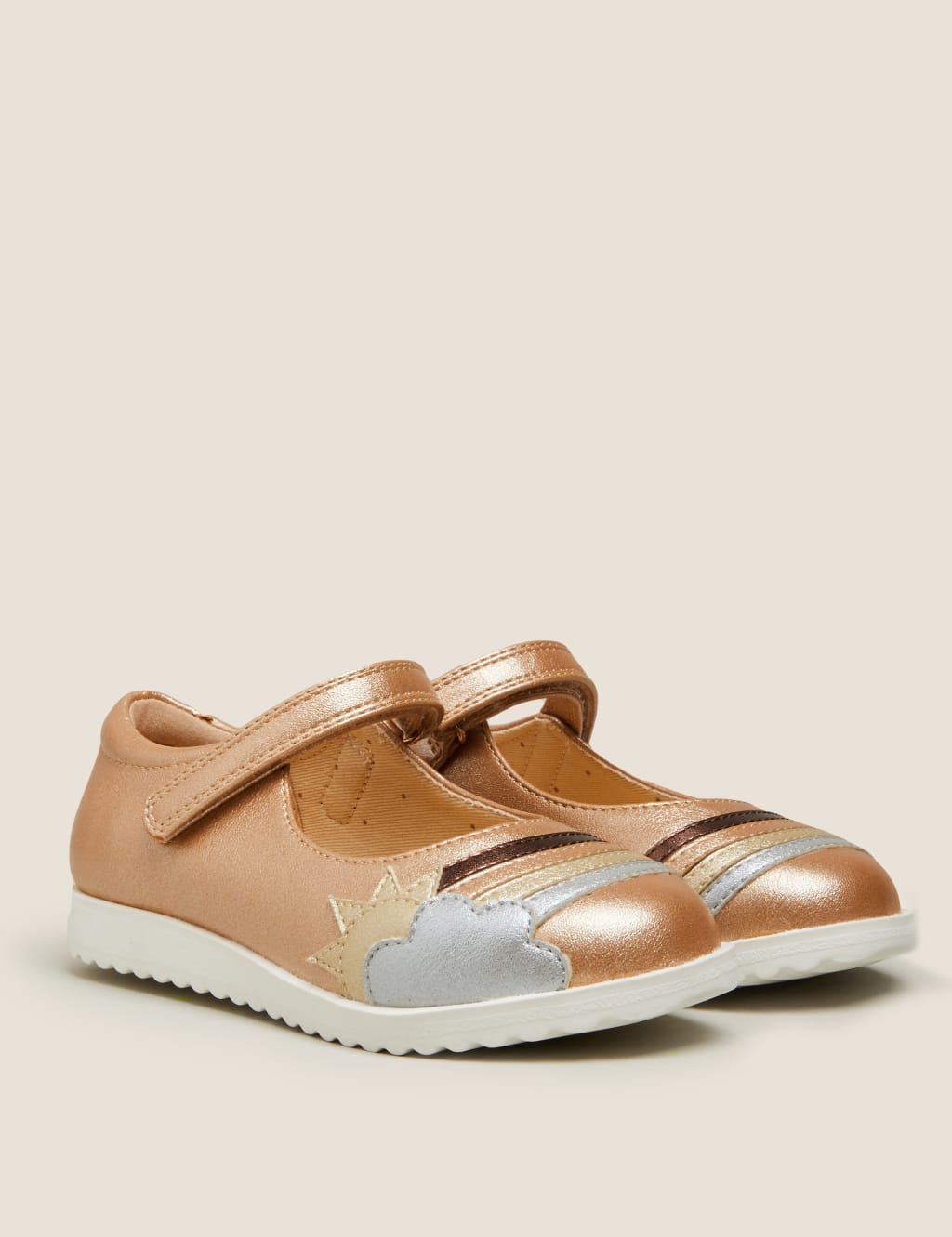 Kids' Metallic Rainbow Mary Jane Shoes (5 small-12 small) 1 of 5