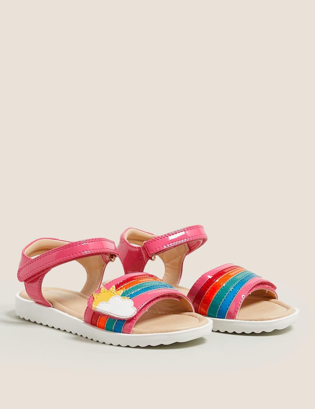 Rainbow sandals and purse on sale