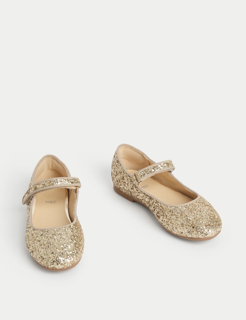 Womens glitter ballet pumps on sale