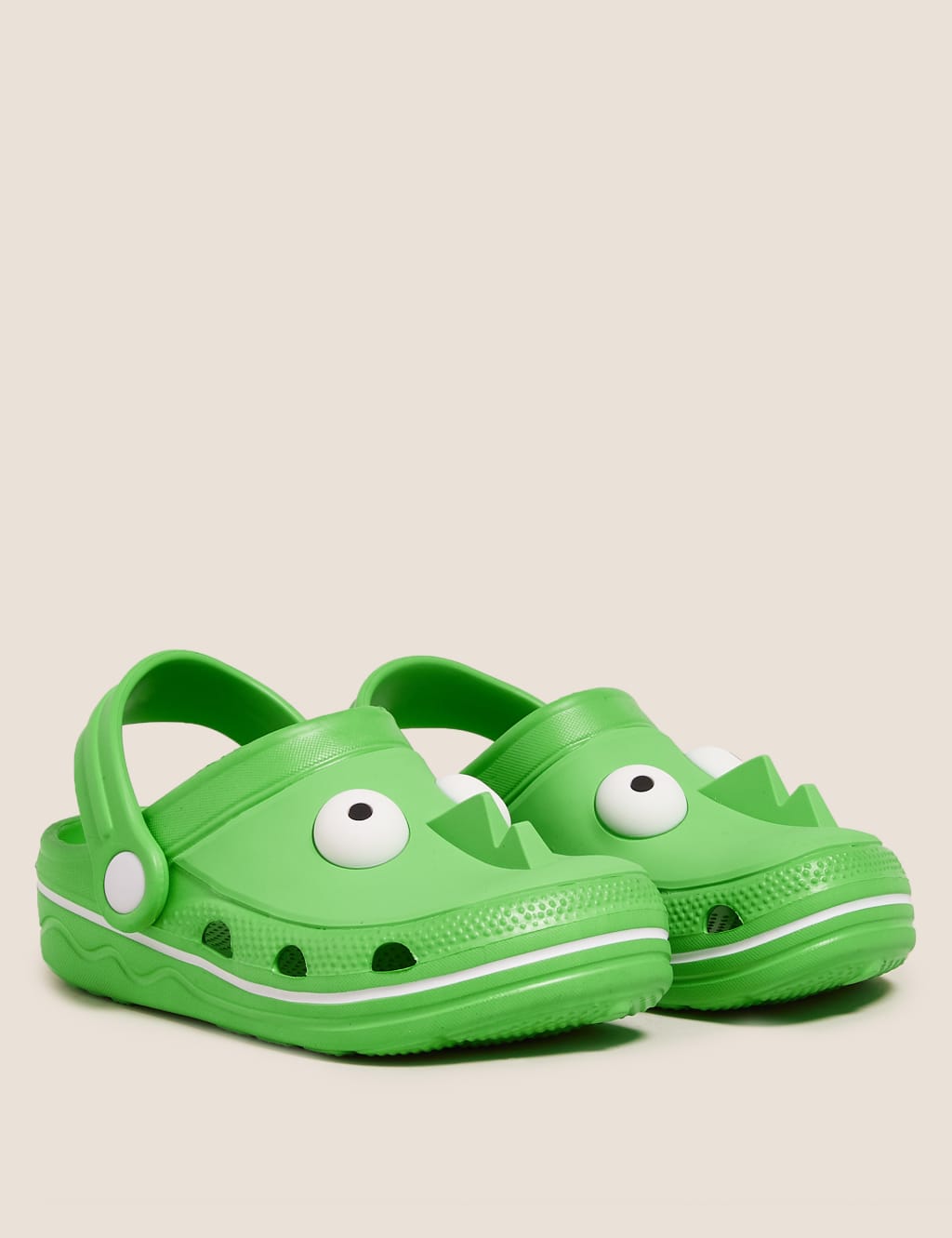 Kids' Green Monster Clogs (5 Small - 12 Small) 1 of 5